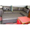Image 1 : NEW LEATHERETTE SECTIONAL WITH OTTOMAN