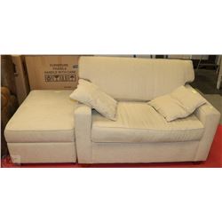 SINGLE HIDE-A-BED WITH OTTOMAN