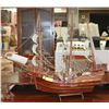 Image 1 : WOODEN HAND MADE SAILING SHIP WITH