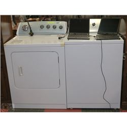 WHIRLPOOL TOP LOAD WASHER AND FRONT LOAD DRYER