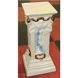 GREEK STYLE CERAMIC PEDESTAL STAND