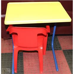 FISHER PRICE ACTIVITY TABLE AND CHAIR