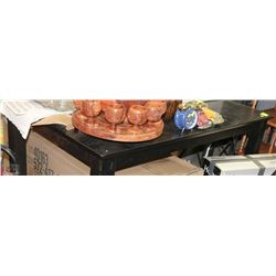 36" X 60" X 30" WOOD DINING TABLE