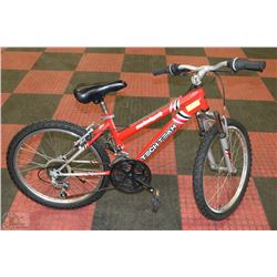 TECHTEAM 18 SPEED FRONT SUSPENSION YOUTH BIKE