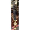 Image 1 : LARGE BRASS VASE (2 FEET TALL/9 IN.