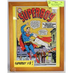 SUPERBOY #118  1960'S TWELVE CENT COLLECTOR COMIC