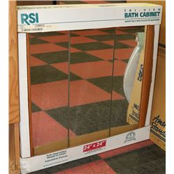 MIRRORED TRI VIEW MEDICINE CABINET BRAND NEW