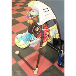 FISHERPRICE ZOO ANIMAL BABY SWING WITH MUSIC,