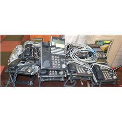 LOT OF 9 NEC OFFICE PHONES DT300 SERIES