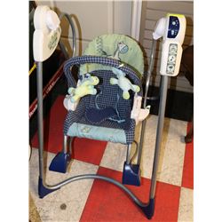 FISHER PRICE SMART STAGES 3 'N' 1 ROCKER SWING W/