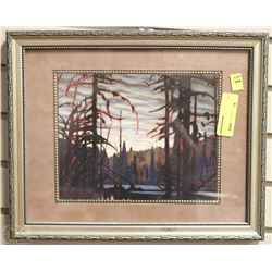 SMALL FRAMED PICTURE BY LAUREN S HARRIS