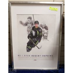 RYAN NUGENT-HOPKINS EDMONTON OILERS FRAMED PICTURE