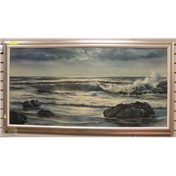 DAVID BILA FRAMED ARTWORK 52"X28"