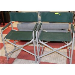 PAIR OF CAMPING CHAIRS