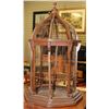 Image 1 : WOODEN BIRD CAGE