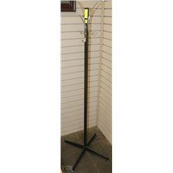 BLACK METAL COAT RACK