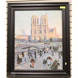 OIL ON CANVAS FRAMED MAXIMILIEN LUCE