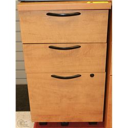 3 TIER OFFICE DRAWERS ON WHEELS