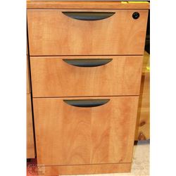 3 TIER OFFICE DRAWERS, TOP LOCKS