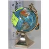 Image 1 : LOT OF 2 GEM STONE WORLD GLOBES ONE IS A KEYCHAIN