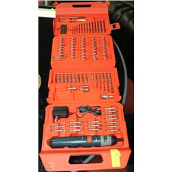 BLACK & DECKER CORDLESS DRILL AND BIT SET