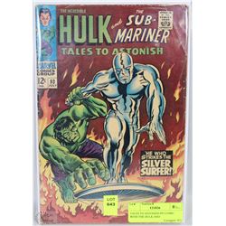 TALES TO ASTONISH #93 COMIC WITH THE HULK AND