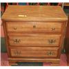 Image 1 : BASSETT 3 DRAWER CHEST OF DRAWERS
