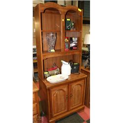2 PC WALL UNIT 30"X17"X75"HIGH