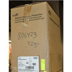 CASE OF DUPONT SIZE 5X DISPOSABLE COVERALLS