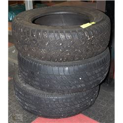 LOT OF 3 TIRES P185/165/R14