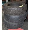 Image 1 : LOT OF 3 TIRES P185/165/R14