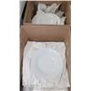 Image 1 : COMPLETE 12PC WHITE CERAMIC DINING SET
