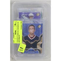 5 HOCKEY CARDS ALL ROOKIES, #'D AND JERSEYS