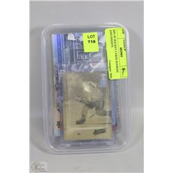 BIN OF HOCKEY CARDS ROOKIES AND INSERTS