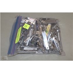 BAG OF ASSORTED NAIL CLIPPERS
