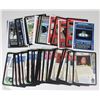 Image 1 : LOT OF 18 STAR WARS AND 29 X-FILES CARDS FROM 90'S