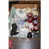 Image 1 : BOX W/TRINKETS INCL. COLLECTIBLE BELLS,