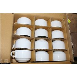 BOX OF 12 NEW CAPPUCCINO CUPS