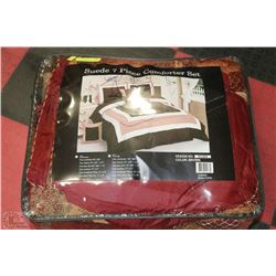 7PC NEW COMFORTER SET KING SIZE