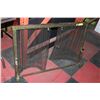 Image 1 : ANTIQUE BRASS  FIREPLACE SCREEN