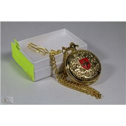 PREMIERE POCKET WATCH WIH SWITZERLAND FLAG FACE &