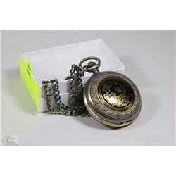 LARGE PREMIERE FLORAL POCKET WATCH ON CHOICE