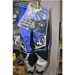 THOR MOTORCROSS PANTS WITH GLOVES SIZE 30