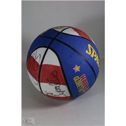 AUTOGRAPHED HARLEM GLOBETROTTERS BASKETBALL