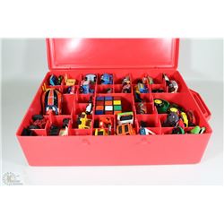 CASE OF HOTWHEELS AND MATCH BOX CARS 1970 & UP