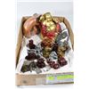 Image 1 : BOX W/ BUDDHA, BRASS ELEPHANTS, TURTLE