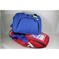2 DUFFEL BAGS INCL BUDWEISER