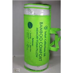 BAMBOO COMFORT MEMORY FOAM PILLOW QUEEN NEW