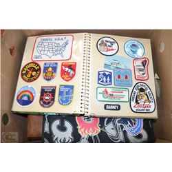 4 BINDERS OF PATCHES INCLUDING OIL FIELD ETC