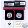 Image 1 : RCM Issue: 2013 Canada 25-cent Coloured Mallard & 2014 25-cent Coloured Harlequin Duck Coins. 2pcs